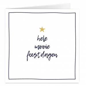 Hele mooie feestdagen